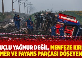 ‘Suçlu yağmur değil, menfeze kırık mermer ve fayans parçası döşeyenler’