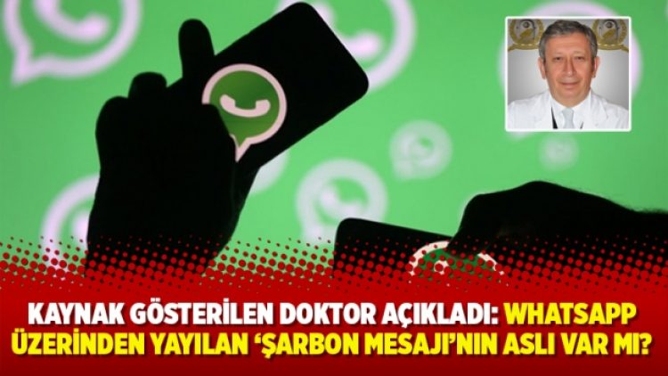 Kaynak gösterilen Doktor açıkladı: WhatsApp üzerinden yayılan ‘şarbon mesajı’nın aslı var mı?