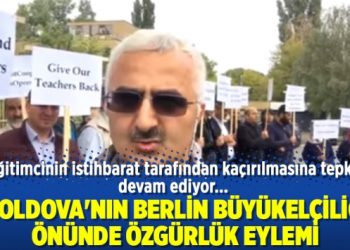 Moldova’nın Berlin Büyükelçiliği önünde özgürlük eylemi
