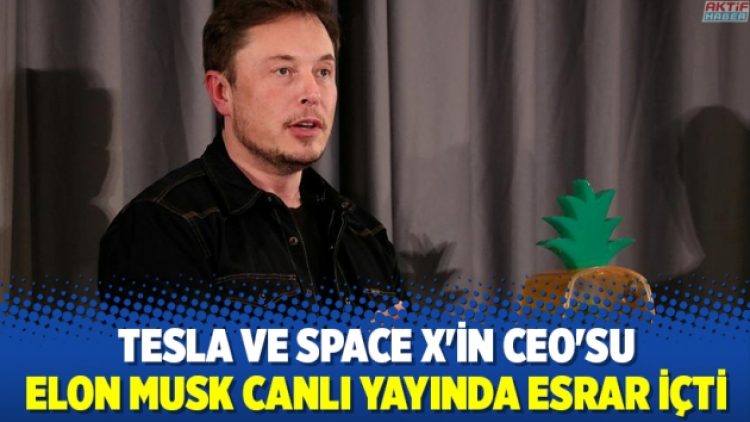 Elon Musk canlı yayında esrar içti
