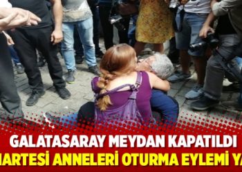 Meydan kapatıldı: Cumartesi Anneleri oturma eylemi yaptı
