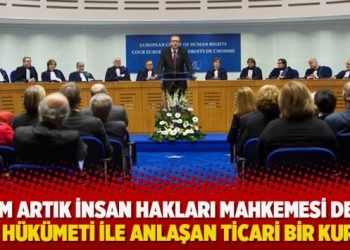 ‘AİHM artık insan hakları mahkemesi değil, AKP hükümeti ile anlaşan ticari bir kurum’