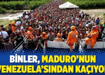 Binler, Maduro’nun Venezuela’sından kaçıyor