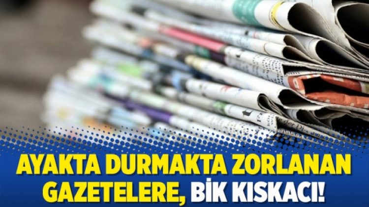 Ayakta durmakta zorlanan gazetelere, BİK kıskacı