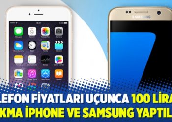 Telefon fiyatları uçunca 100 liraya çakma iPhone ve Samsung yaptılar
