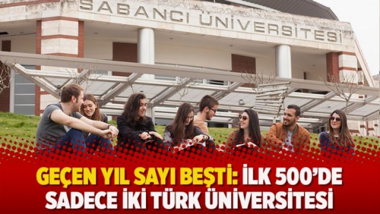Geçen yıl sayı beşti: İlk 500’de sadece iki Türk üniversitesi var