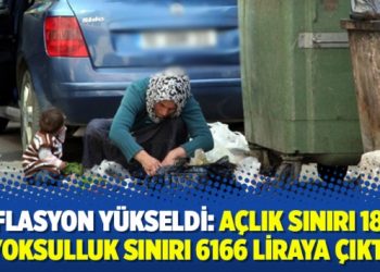 Enflasyon yükselince: Açlık sınırı 1893, yoksulluk sınırı 6166 liraya çıktı