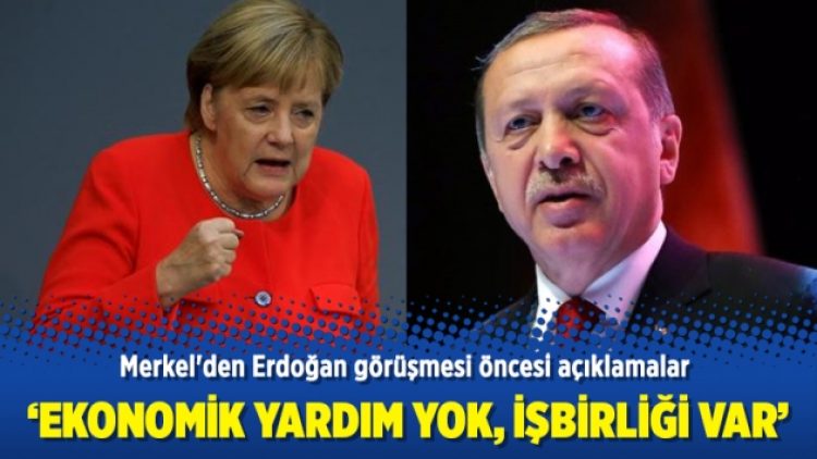 Merkel’den Erdoğan görüşmesi öncesi açıklamalar