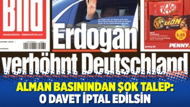 Alman basınından şok talep: O davet iptal edilsin