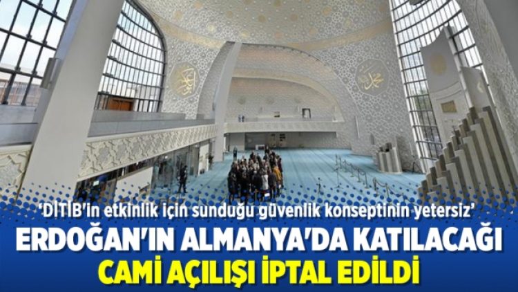 Köln Belediyesi, Erdoğan’ın katılacağı etkinliğin halka açık bölümünü iptal etti