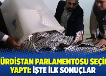 Kürdistan Parlamentosu seçim yaptı: İşte ilk sonuçlar