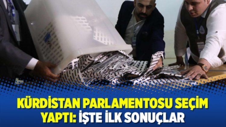 Kürdistan Parlamentosu seçim yaptı: İşte ilk sonuçlar