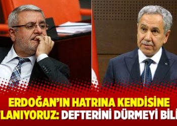 Erdoğan’ın hatrına kendisine katlanıyoruz: Defterini dürmeyi biliriz