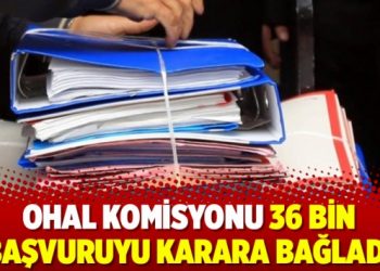OHAL Komisyonu 36 bin başvuruyu karara bağladı