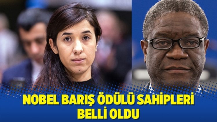 Nobel Barış Ödülü sahipleri belli oldu