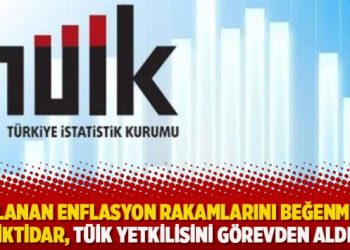 Açıklanan enflasyon rakamlarını beğenmeyen iktidar, TÜİK yetkilisini görevden aldı