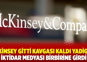 McKinsey gitti kavgası kaldı yadigar, iktidar medyası birbirine girdi