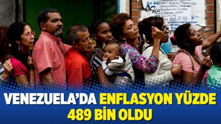 Venezuela’da enflasyon yüzde 489 bin oldu