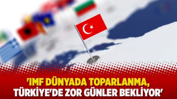 ‘IMF dünyada toparlanma, Türkiye’de zor günler bekliyor’