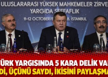 ‘Türk yargısında 5 kara delik var’ dedi, üçünü saydı, ikisini paylaşmadı