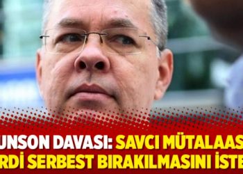 Brunson Davası: Savcı mütalaasını verdi serbest bırakılmasını istedi