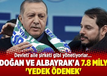 Erdoğan ve Albayrak’a 7.8 milyar ‘yedek ödenek’