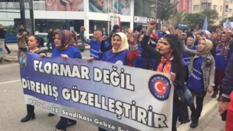 Binlerce işçi krize karşı sokağa çıktı