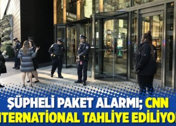 Şüpheli paket alarmı; CNN International tahliye ediliyor!