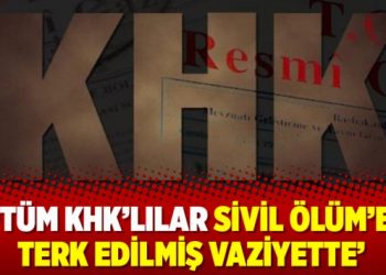 ‘Tüm KHK’lılar sivil ölüm’e terk edilmiş vaziyette’