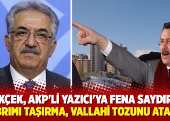 Gökçek’ten AKP’li Yazıcı’ya: Sabrımı taşırma, vallahi tozunu atarım
