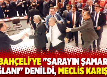 Bahçeli’ye “Sarayın şamar oğlanı” denildi, Meclis karıştı