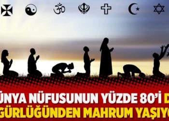 ‘Dünya nüfusunun yüzde 80’i din özgürlüğünden mahrum yaşıyor’