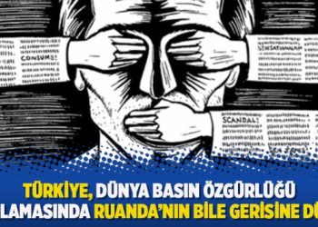 Türkiye, ‘Dünya Basın Özgürülüğü’ sıralamasında Ruanda’nın bile gerisine düştü