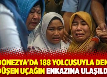 Endonezya’da 188 yolcusuyla denize düşen uçağın enkazına ulaşıldı