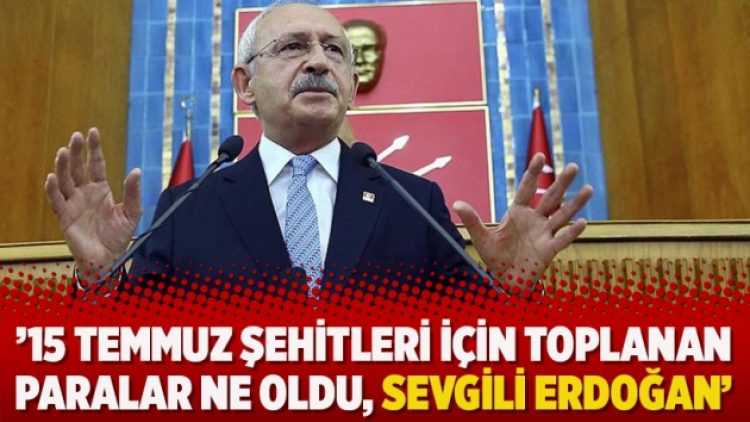 ’15 Temmuz şehitleri için toplanan paralar ne oldu, sevgili Erdoğan’
