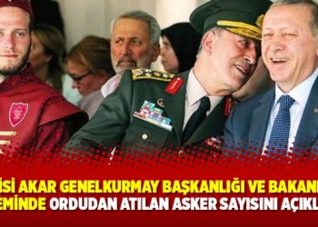 Hulusi Akar, Genelkurmay Başkanlığı ve Bakanlığı döneminde ordudan atılan asker sayısını açıkladı
