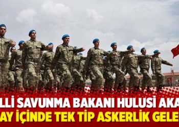 Tek tip askerlik geliyor!
