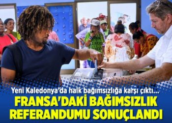 Fransa’daki bağımsızlık referandumu sonuçlandı