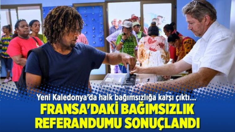 Fransa’daki bağımsızlık referandumu sonuçlandı