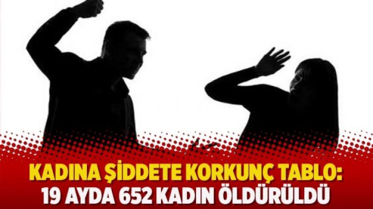 Kadına şiddette korkunç tablo: 19 ayda 652 kadın öldürüldü