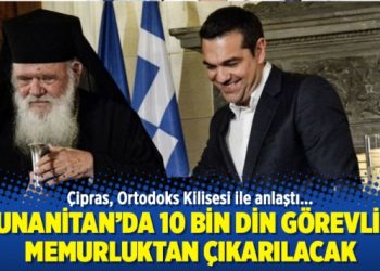 Yunanistan’da 10 bin din görevlisi memurluktan çıkarılacak