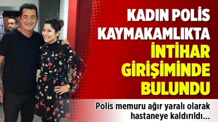 Kadın polis kaymakamlıkta intihar girişiminde bulundu