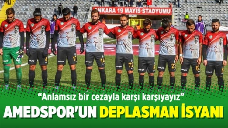 Amedspor’un deplasman isyanı