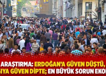 MetroPOLL Araştırması: Erdoğan’a güven düştü, yargıya güven dipte; En büyük sorun ekonomi