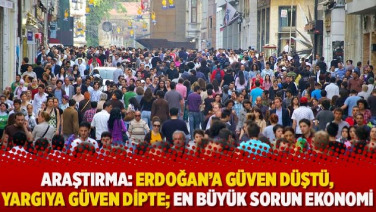 MetroPOLL Araştırması: Erdoğan’a güven düştü, yargıya güven dipte; En büyük sorun ekonomi