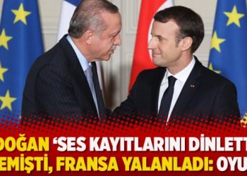 Erdoğan ‘ses kayıtlarını dinlettik’ demişti, Fransa yalanladı: Oyun