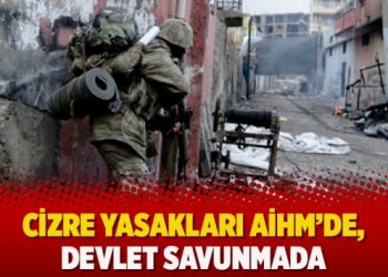 Cizre yasakları AİHM’de, devlet savunmada
