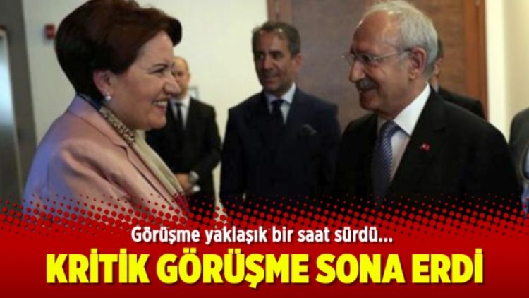 CHP ile İYİ Parti arasında ittifak görüşmeleri