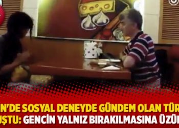 Çin’de sosyal deneyde gündem olan Türk konuştu: Gencin yalnız bırakılmasına üzüldüm