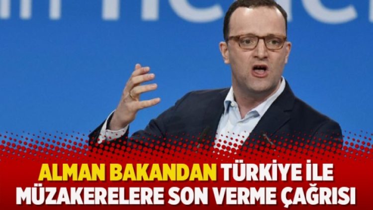 Alman bakandan Türkiye ile müzakerelere son verme çağrısı